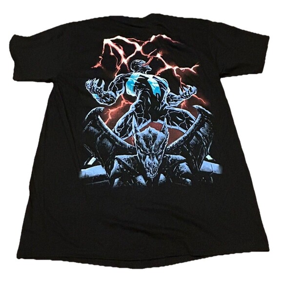 Marvel Venom vs Spider-Man Graphic T-Shirt Black Size XL Mad Engine NWOT - Picture 3 of 5